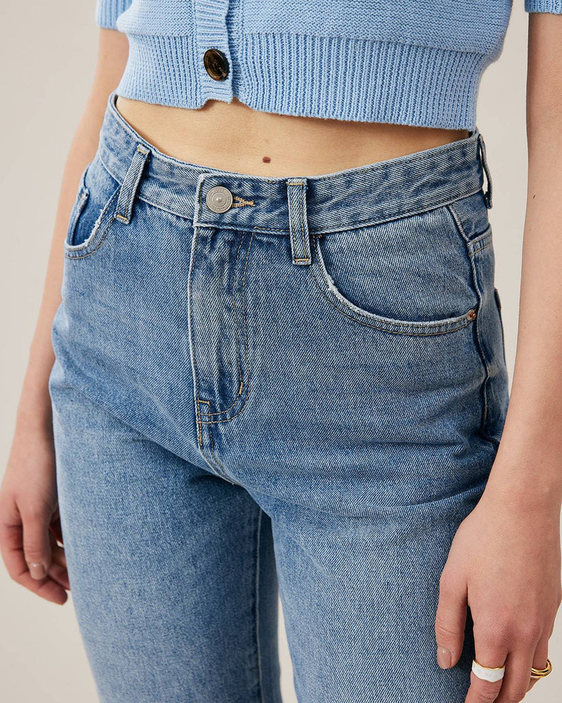 The Premium-fabric Vintage Split Tassel Jeans - RIHOAS
