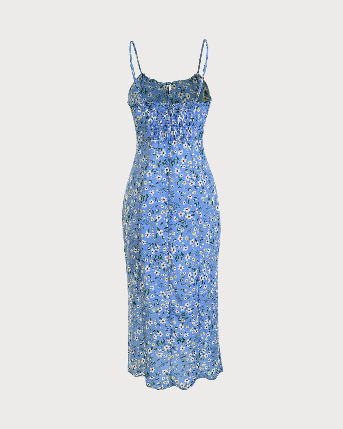 Floral tie front midi dress on sale