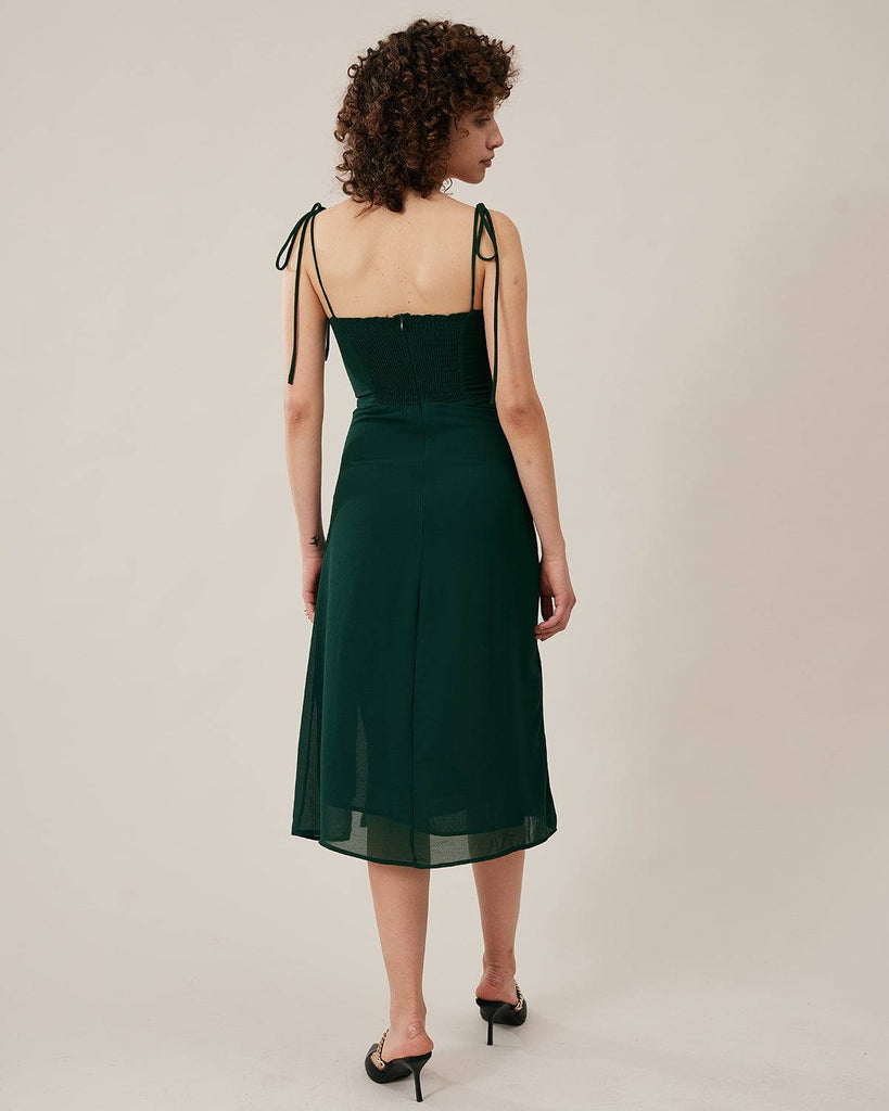 The Tie Strap Split Dress - RIHOAS