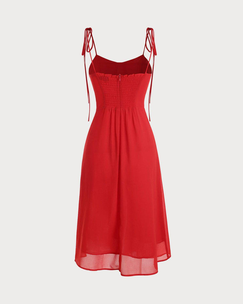 The Tie Strap Split Dress - RIHOAS
