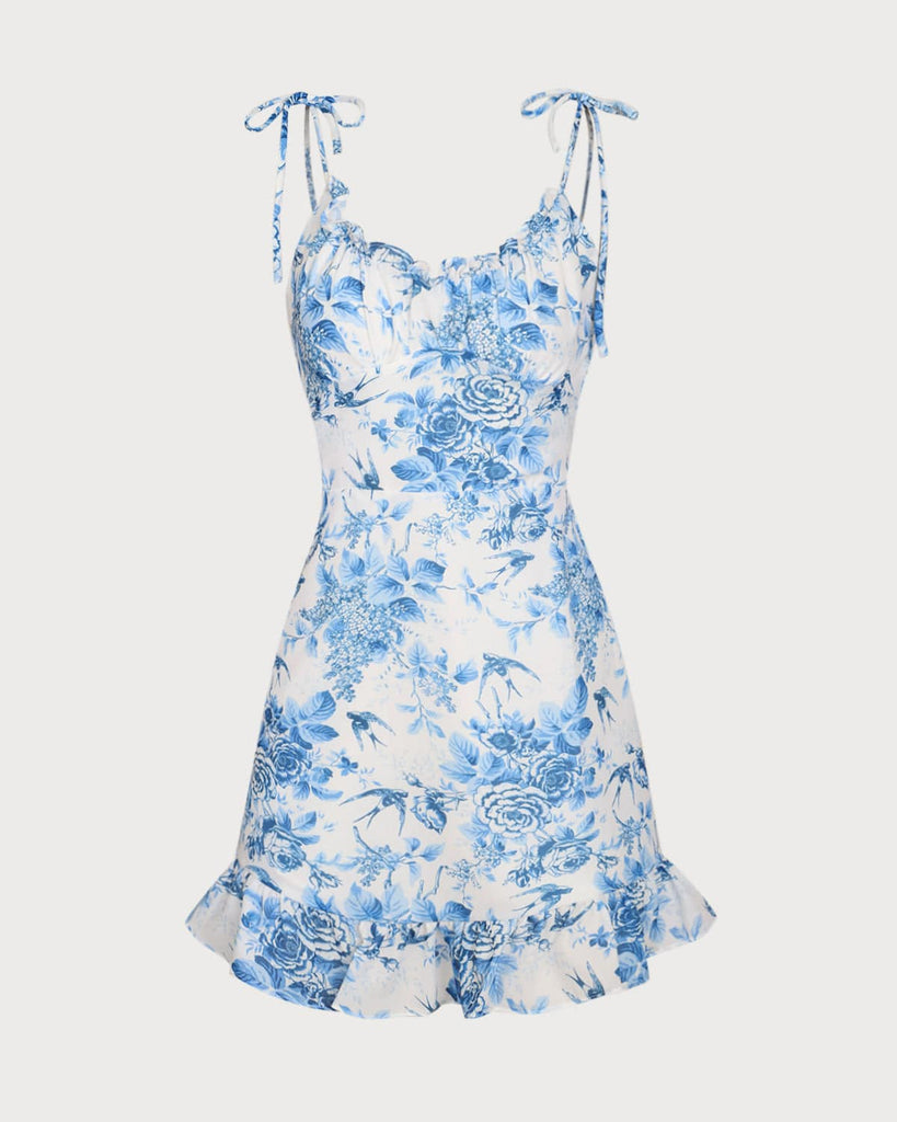 The Vintage Floral Mini Dress - RIHOAS