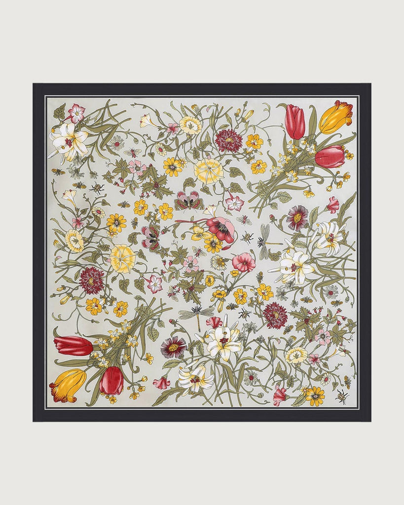 The Floral Pattern Vintage Kerchief - RIHOAS