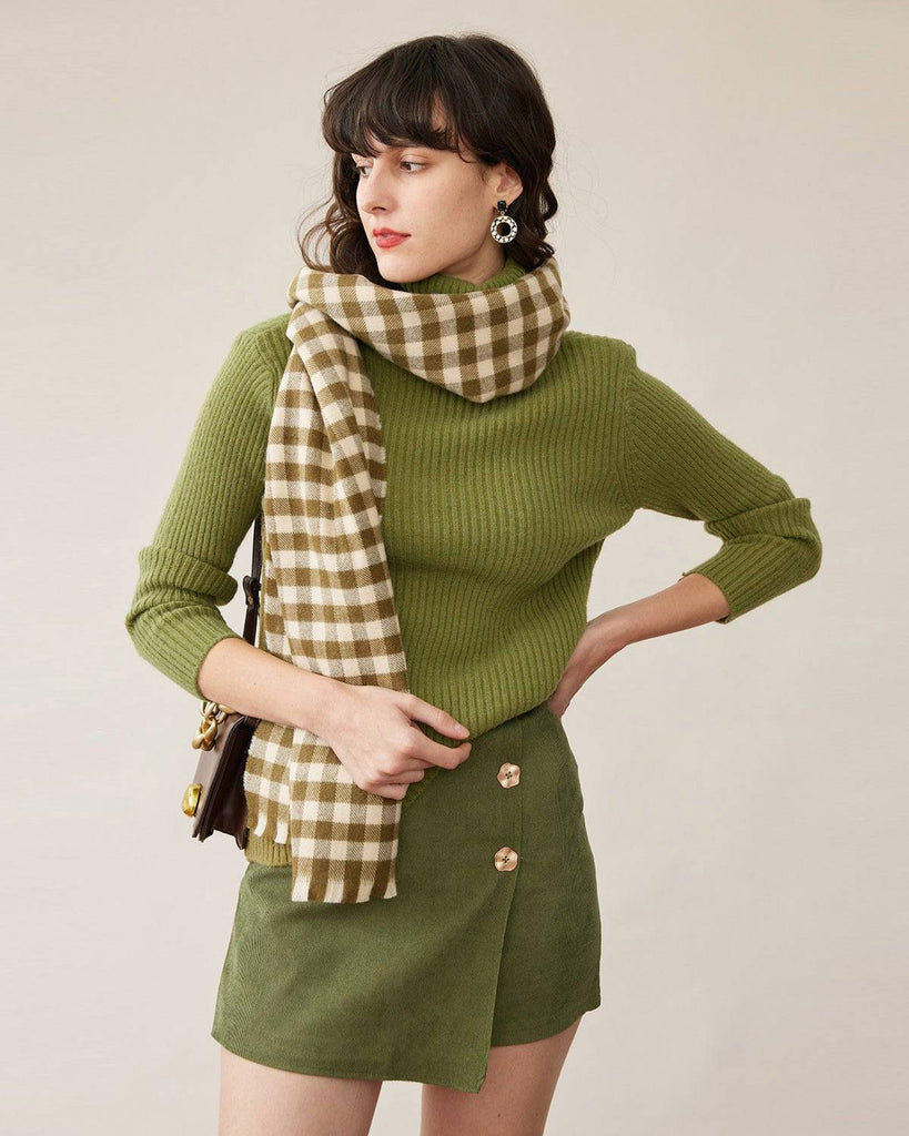 The Relaxed Turtleneck Ribbed Sweater - RIHOAS