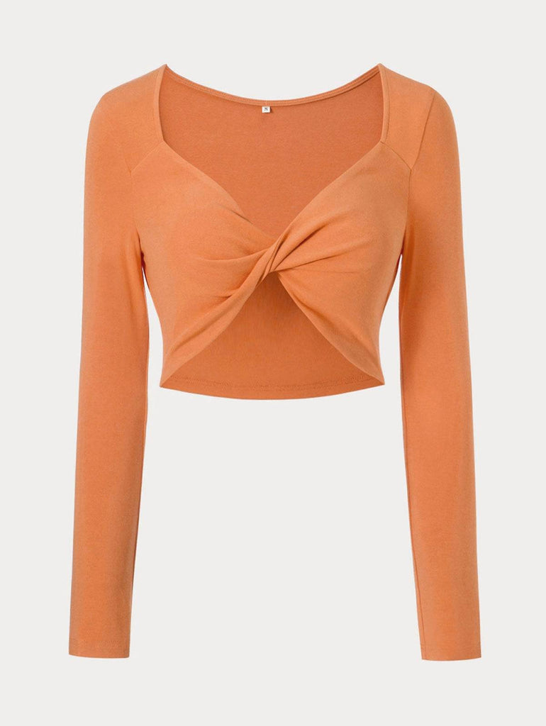 The Twist Crop Jersey Tee - RIHOAS
