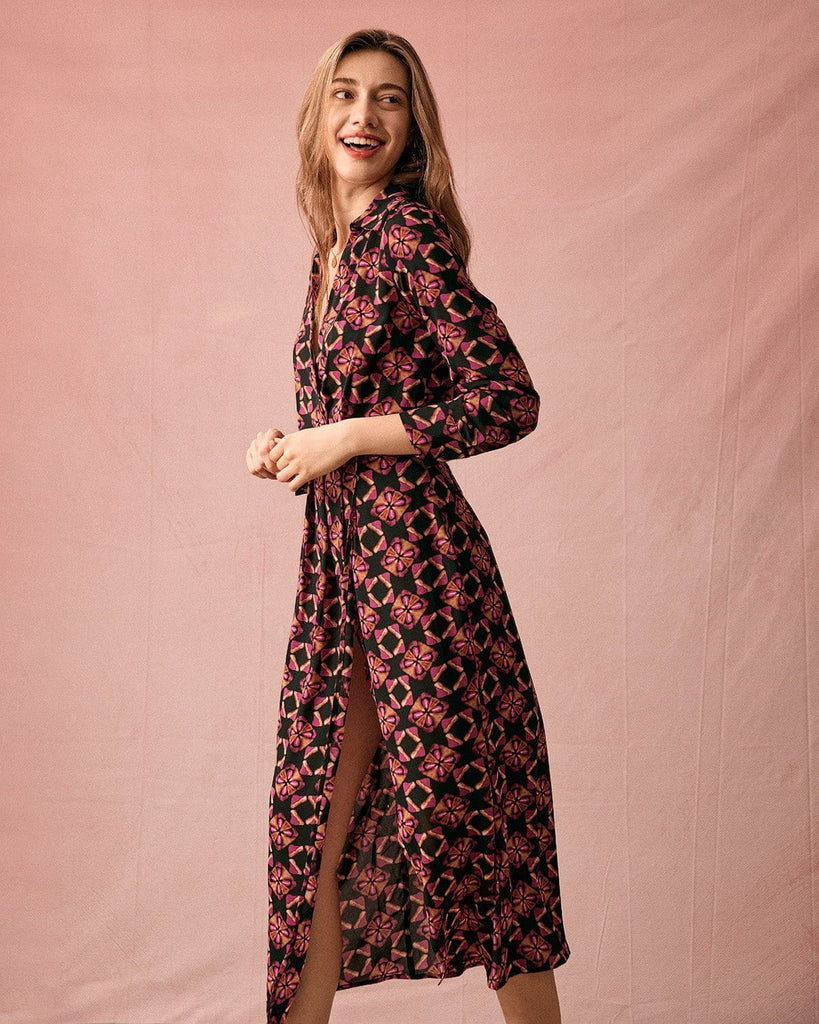 The Allover Print Maxi Dress Dresses - RIHOAS