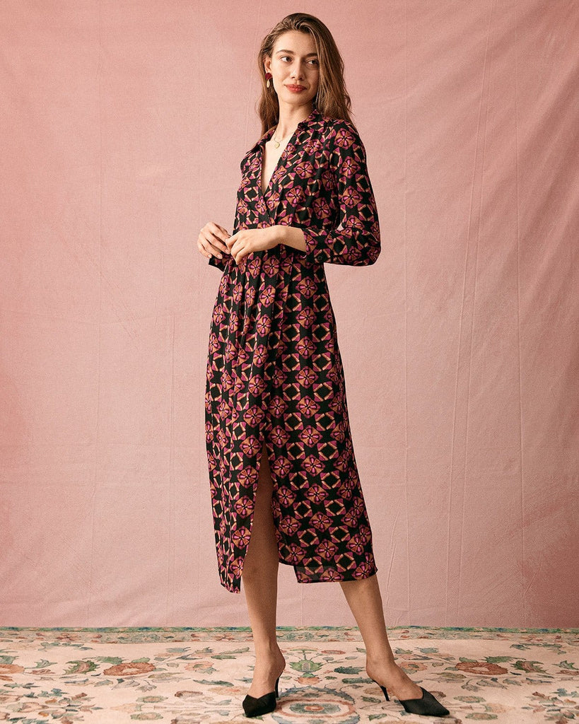 The Allover Print Maxi Dress Dresses - RIHOAS