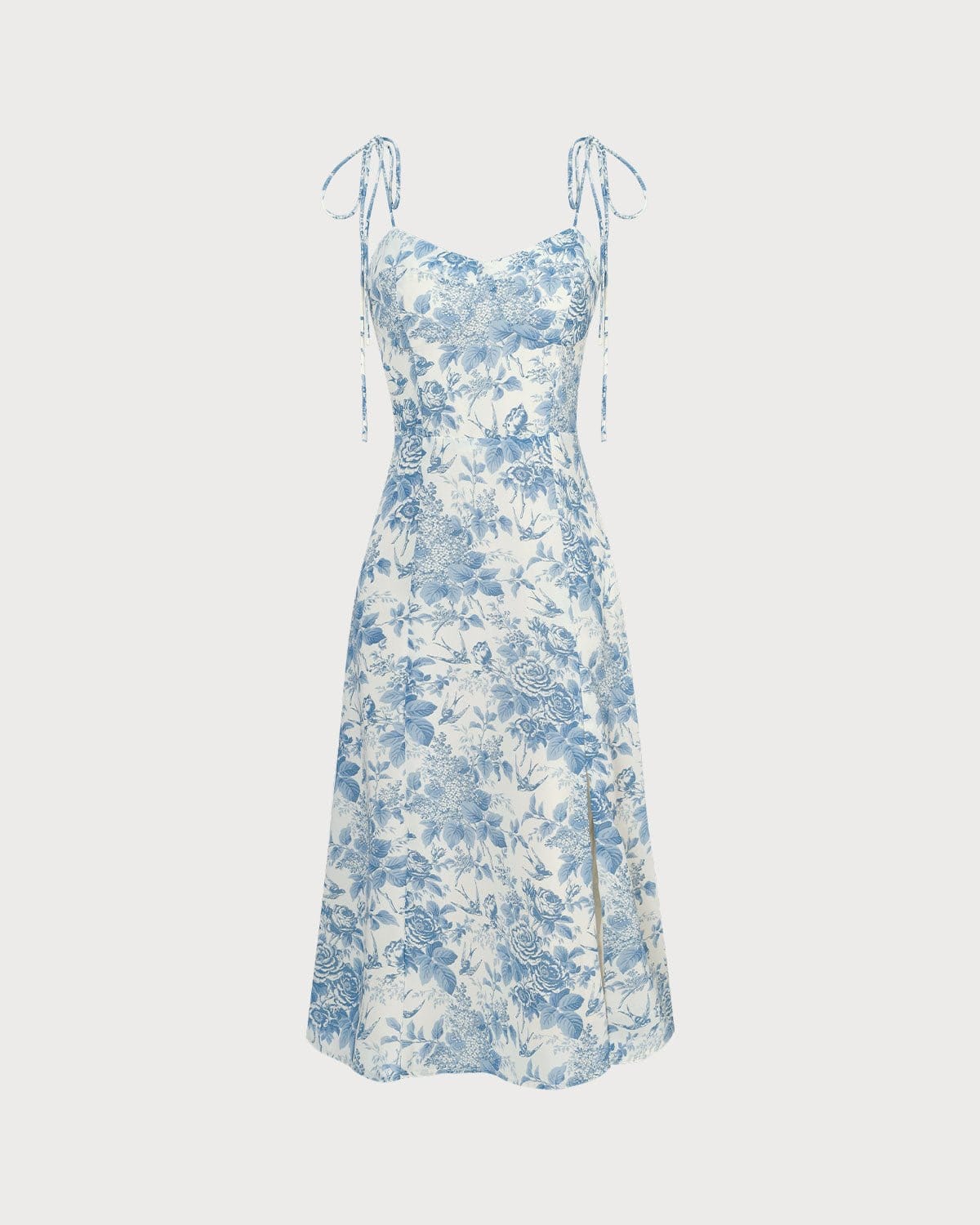 shirred midi dress The Blue Sweetheart Neck Shirred Midi Dress & Reviews - Blue - Dresses