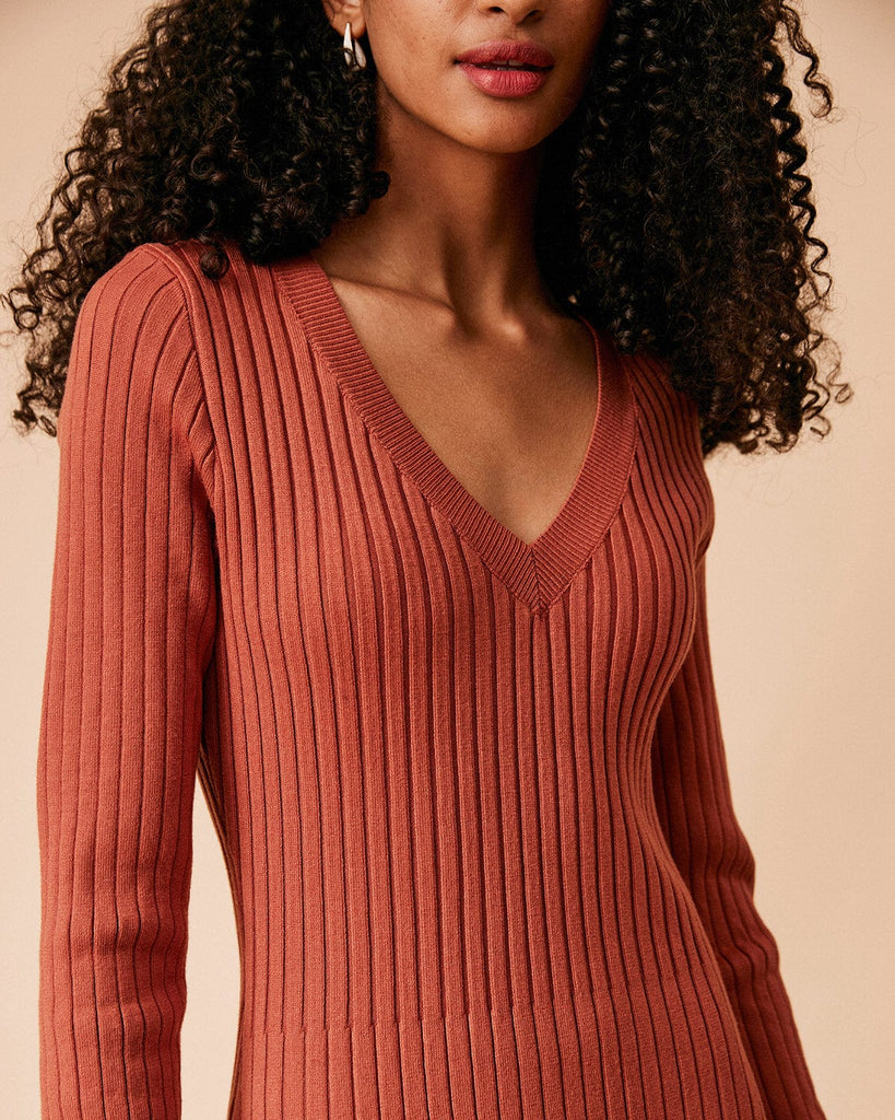 The Bodycon Sweater Dress Dresses - RIHOAS