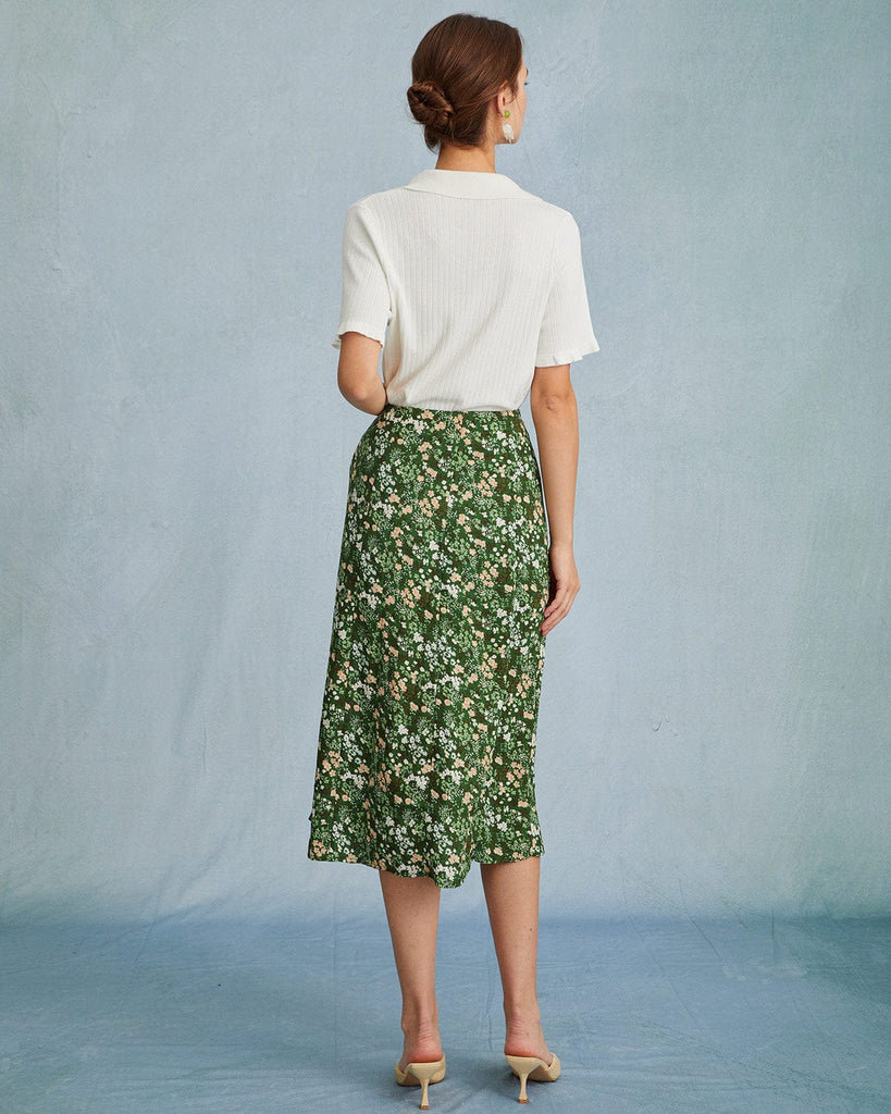 The Collared Wave Edge Knit Tee Tops - RIHOAS