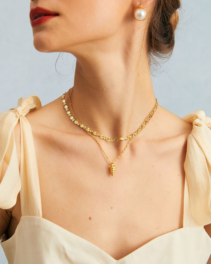 The Conch Pendant Necklace Necklaces - RIHOAS