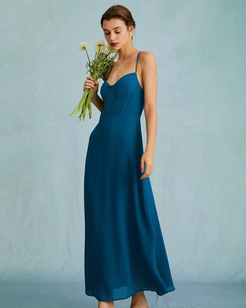 The Cross Back Maxi Dress Dresses - RIHOAS