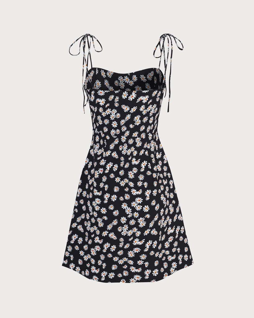 The Daisy Print Slip Mini Dress Dresses - RIHOAS