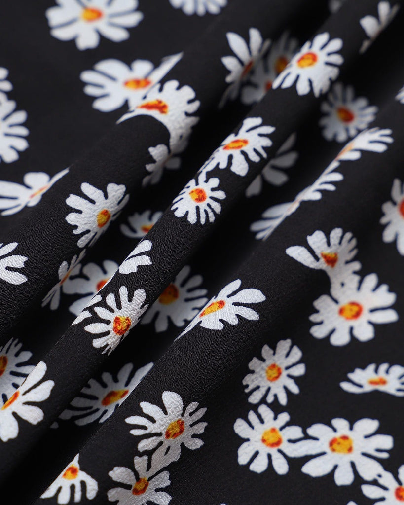 The Daisy Print Slip Mini Dress Dresses - RIHOAS