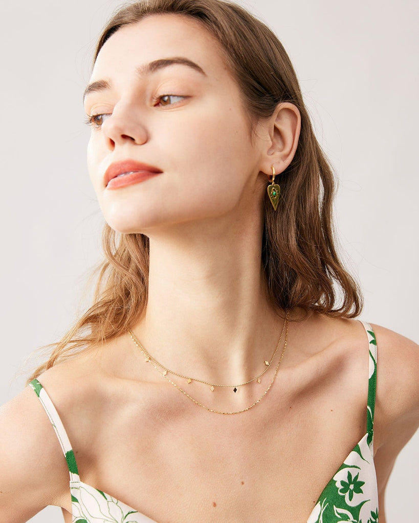 The Double Chain Necklace Necklaces - RIHOAS
