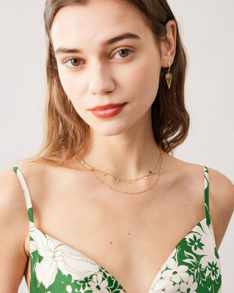 The Double Chain Necklace Necklaces - RIHOAS