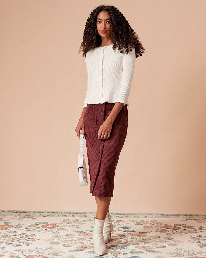 The Frill Trim Knit Top Tops - RIHOAS