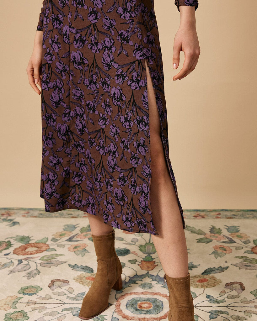 The Gathered Sleeve Detail Maxi Dress Dresses - RIHOAS