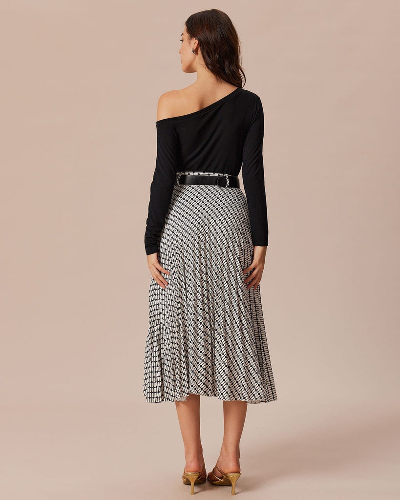 The One Shoulder Button Top Tops - RIHOAS