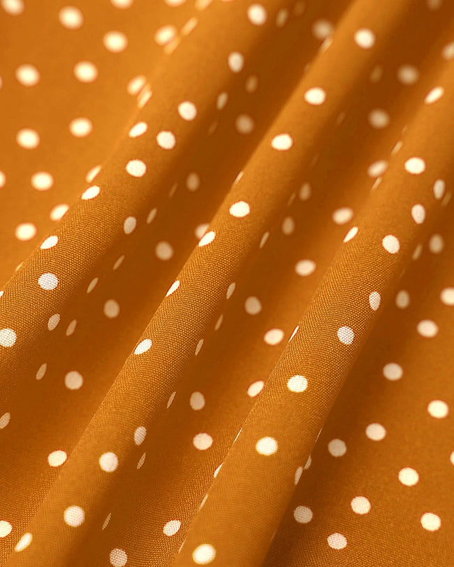 The Polka Dot Ruffle Wrap Dress Dresses - RIHOAS