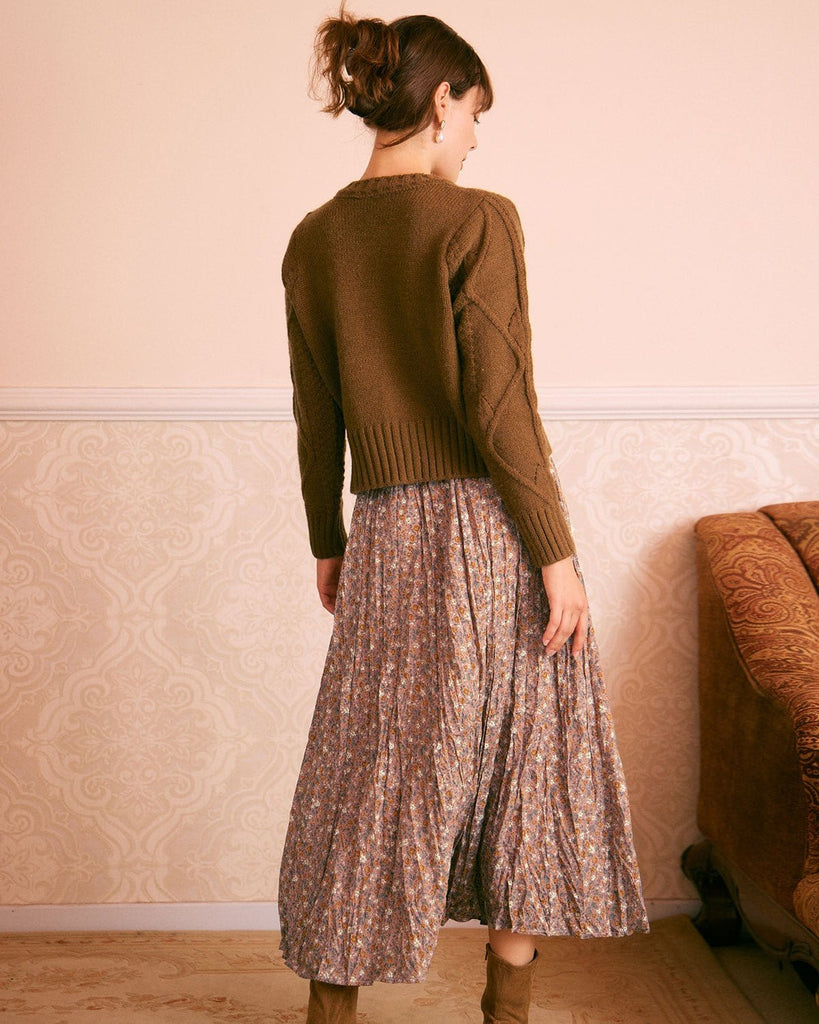 The Round Neck Embroidery Cardigan Tops - RIHOAS