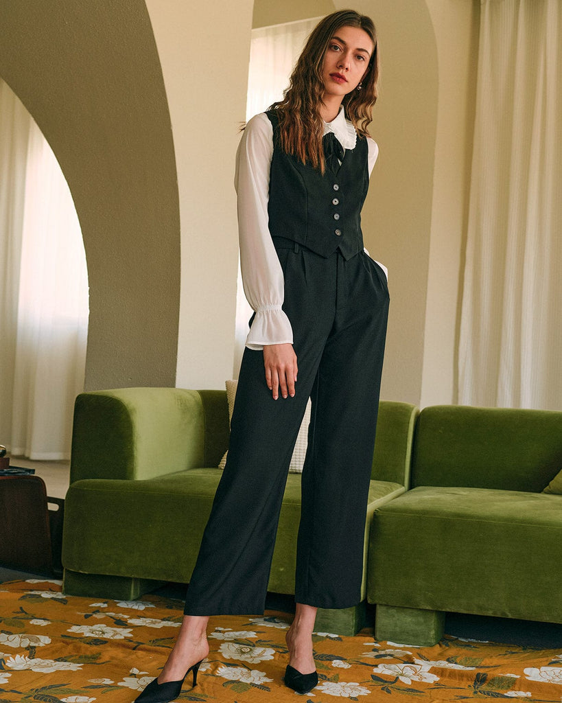 The Ruffle See-Through Blouse Tops - RIHOAS