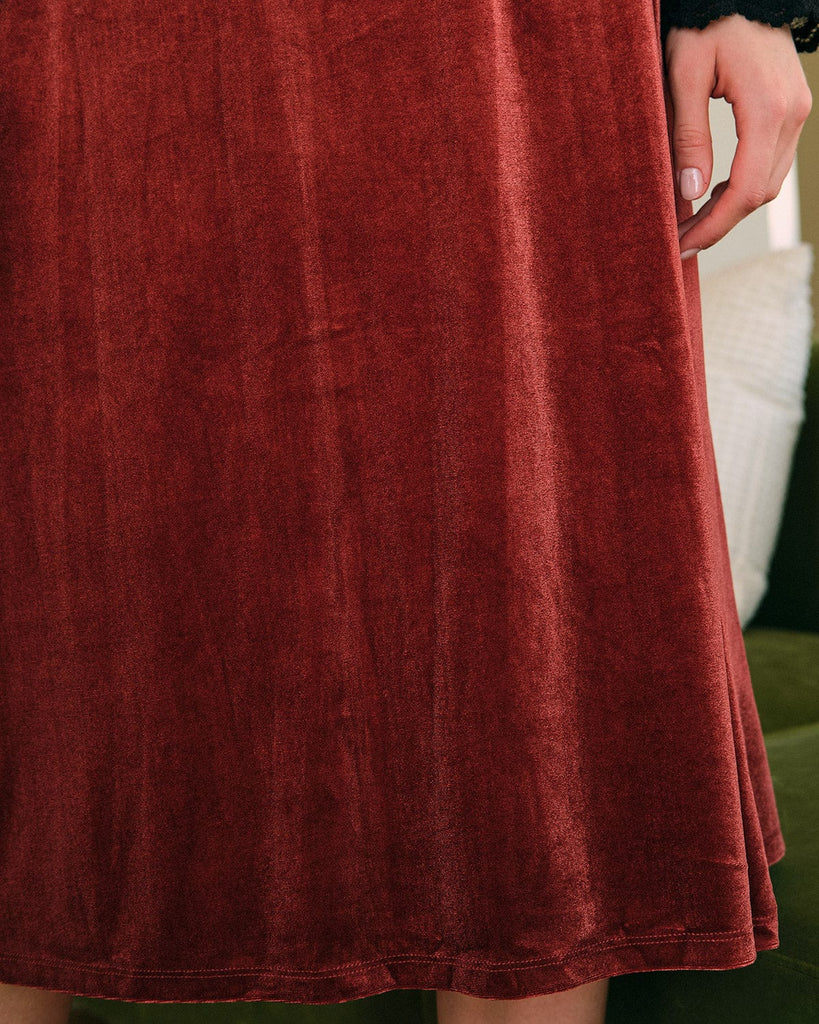 The Sleeveless Sweetheart Neck Midi Dress Dresses - RIHOAS