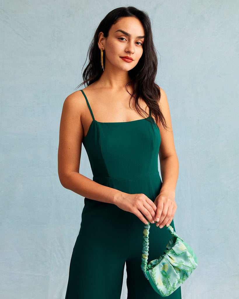 The Solid Strap Jumpsuit Jumpsuits&Rompers - RIHOAS