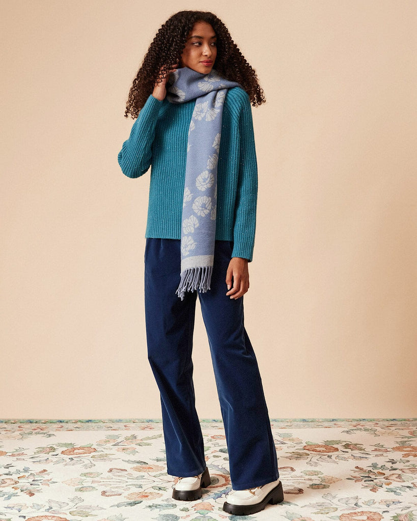The Split-Back Turtleneck Sweater Tops - RIHOAS