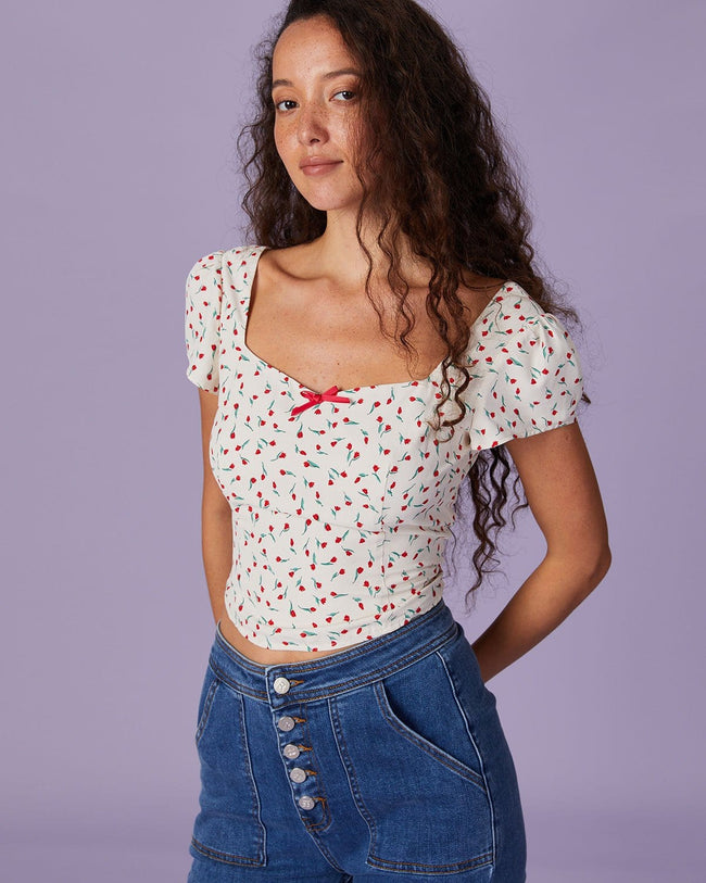 Shirred blouse sales