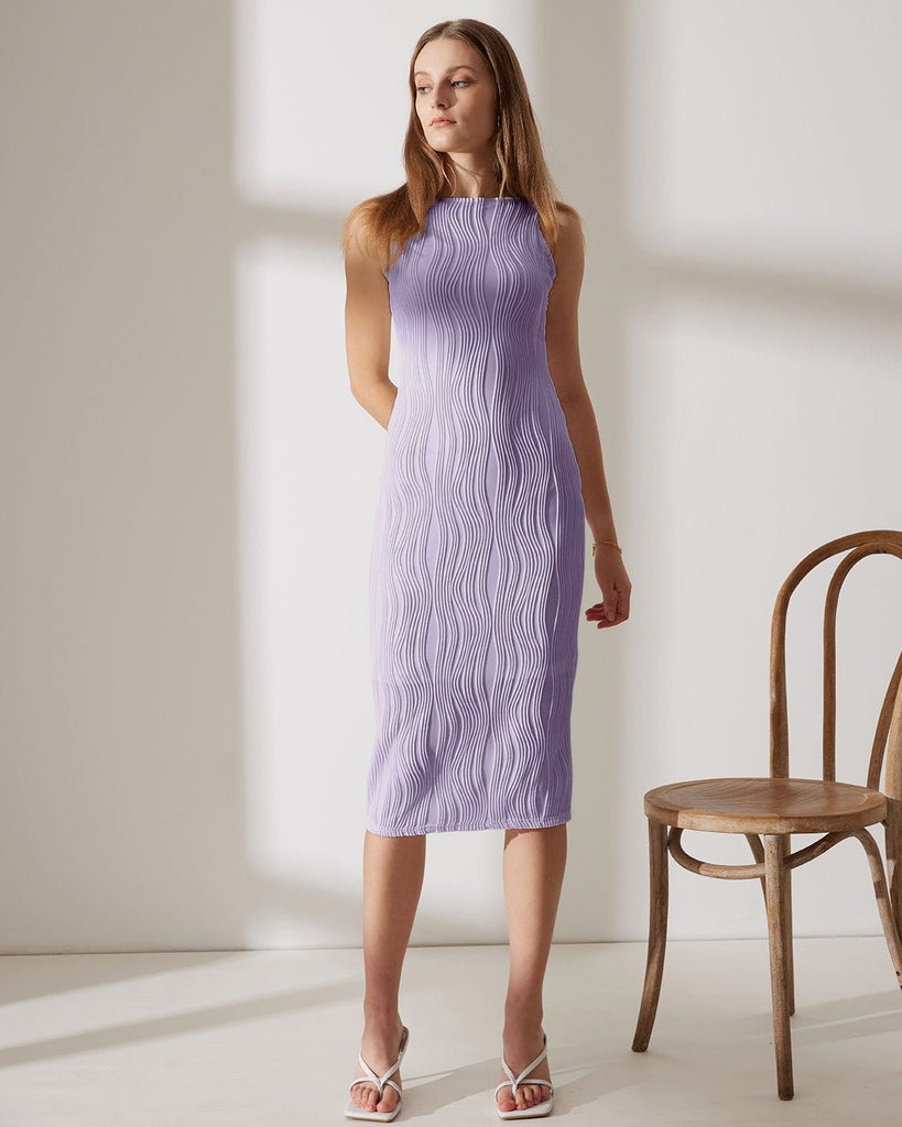 The Water Ripple Textured Cami Dress Dresses - RIHOAS